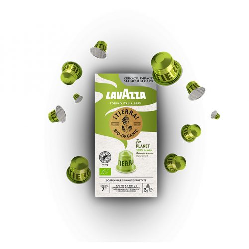 10 kosov Caffè Lavazza Tierra Bio-Organic 100% Arabica Nespresso kompatibilna kapsula