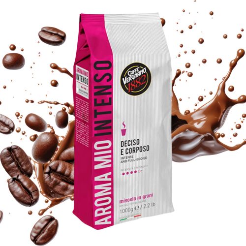 1 kg Caffè Vergnano 1882 Aroma Mio Intenso mešanica celih kavnih zrn