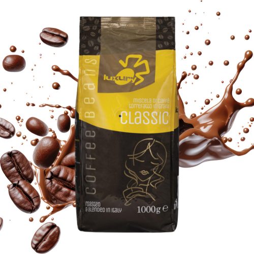 1 kg Luxury Classic Caffé mešanica celih kavnih zrn