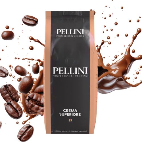 1 kg Caffé Pellini Crema Superiore mešanica celih kavnih zrn