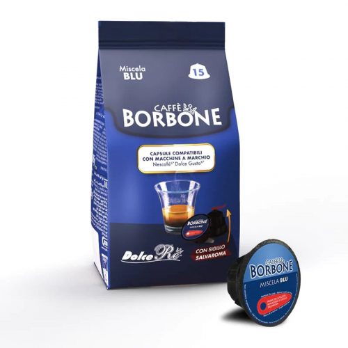 15 kosov Caffè Borbone Miscela Blu kapsula kompatibilna z DOLCE GUSTO